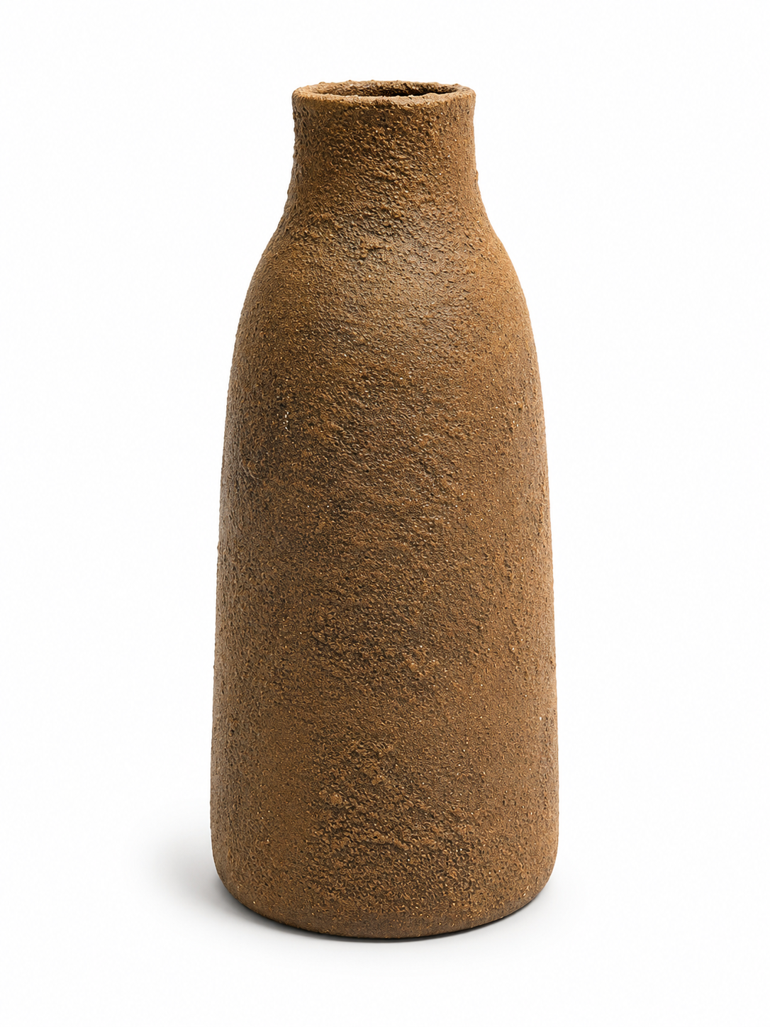 Rustic Textured Bottle Vase