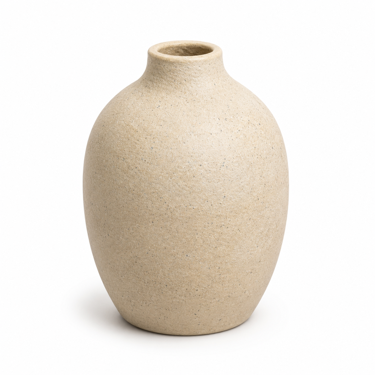 Speckled Orb Ceramic Vase