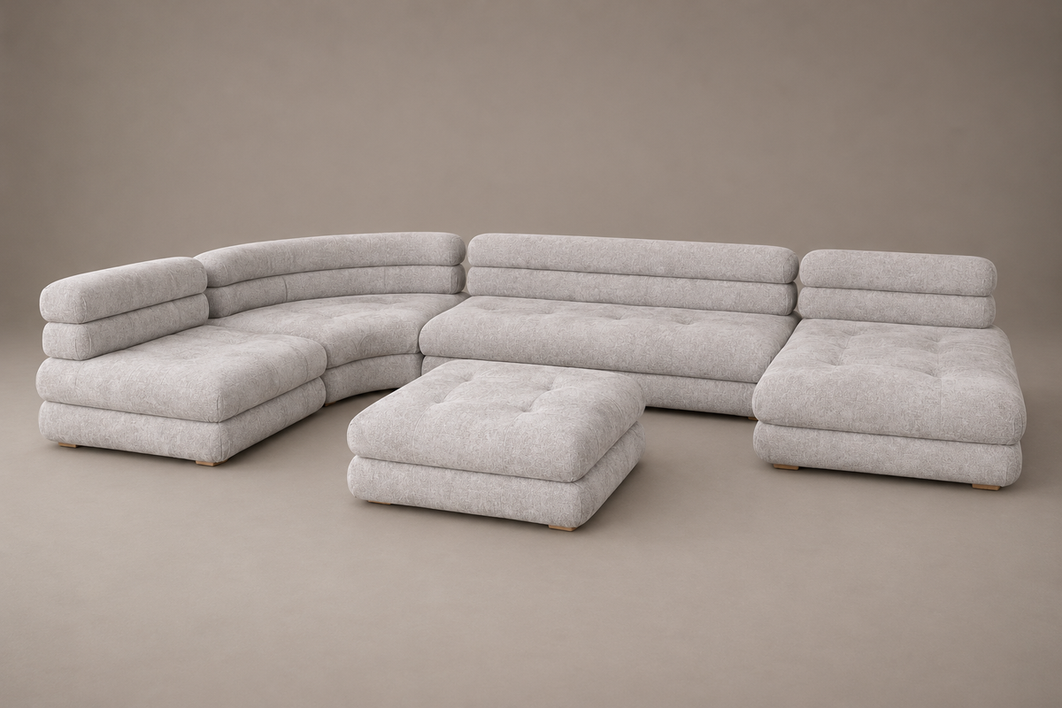 LA Nube Gris Sofa