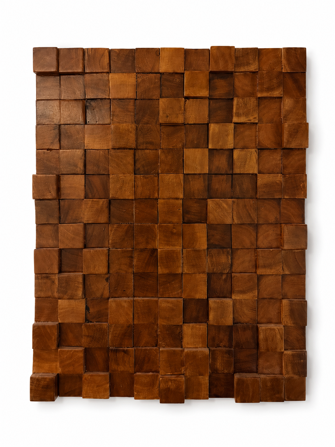 Artisan Wood Mosaic Wall Panel