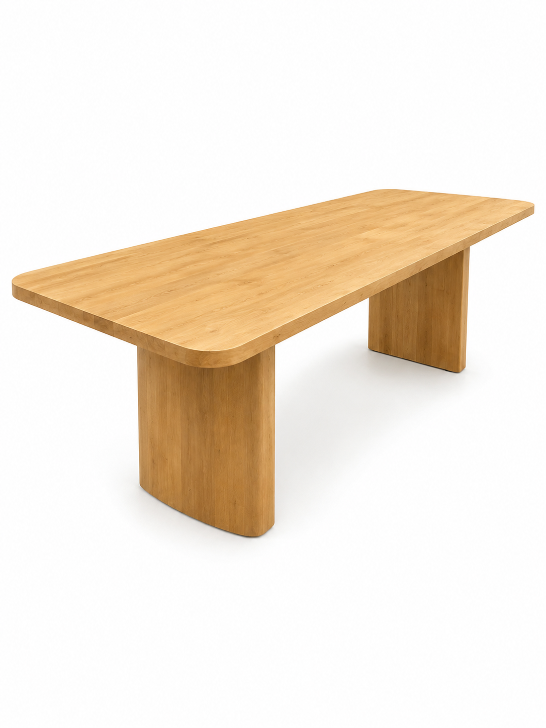 Solid Wood Rectangular 8-Seater Dining Table