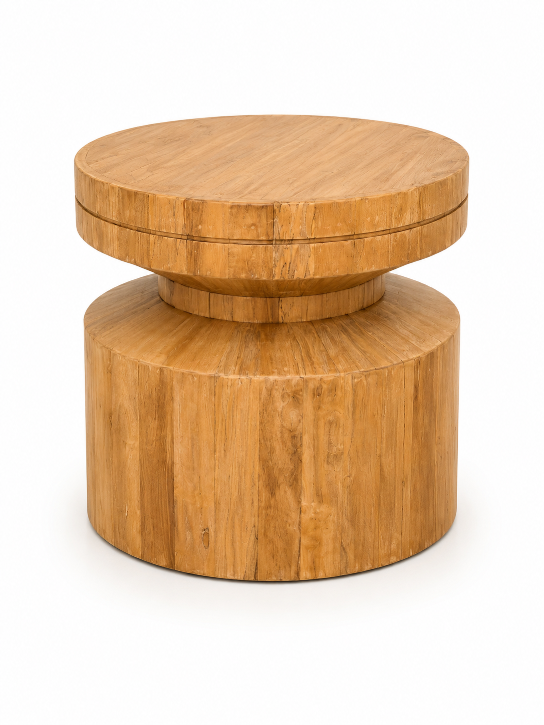 Round Wooden Center Table II