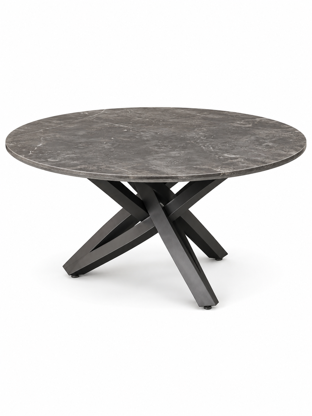 Molecule Base Stone Top Round Dining Table