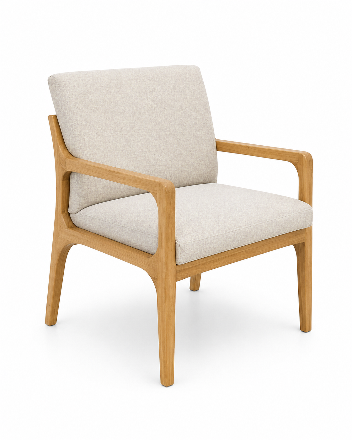 Half-Armed Upholstered Desk Chair