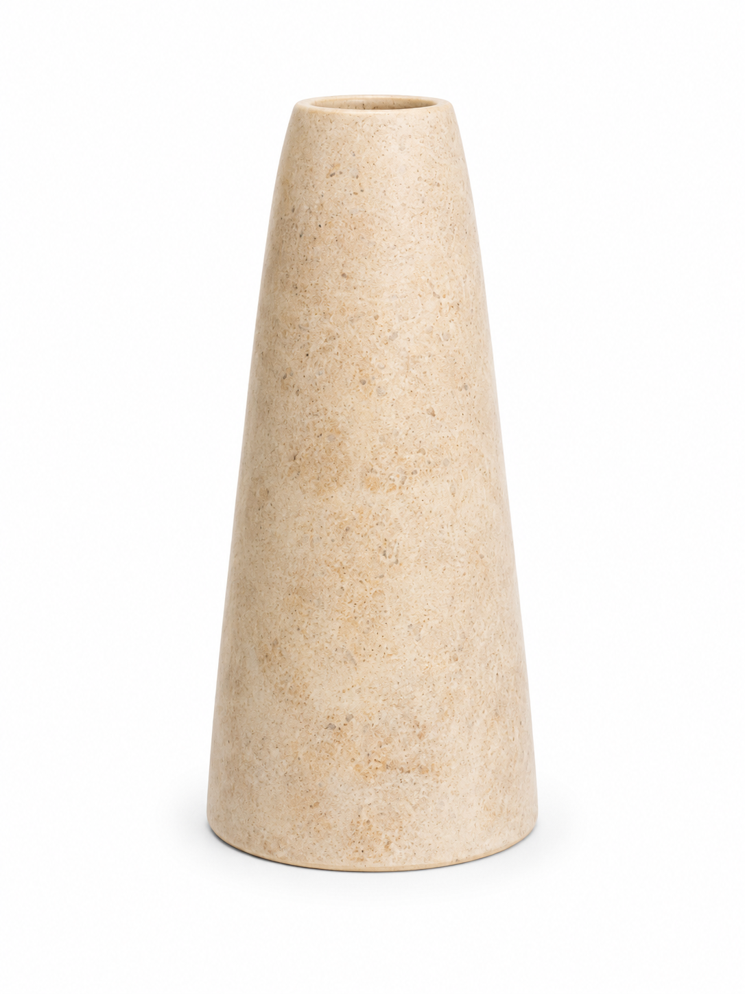 Textured Cone Decorative Vase