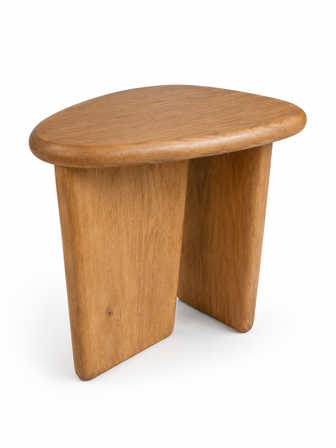 Dual-Base Open Structure Side Table