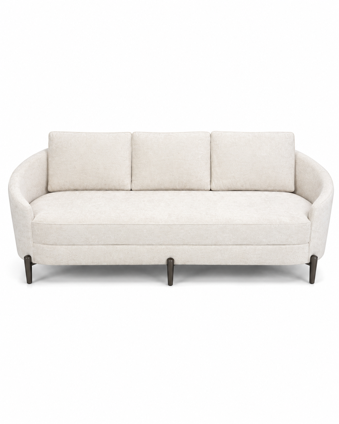 Kidney-Shaped Three-Seater Sofa