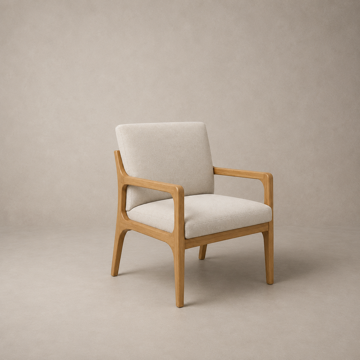 Half-Armed Upholstered Desk Chair