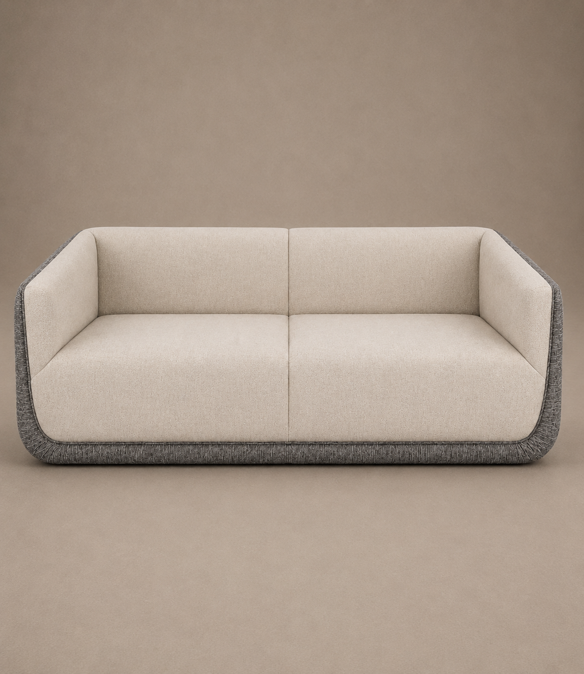 Low-Profile Three-Seater Sofa