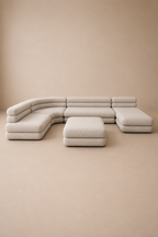 LA Nube Gris Sectional Sofa