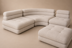 LA Nube Gris Sectional Sofa