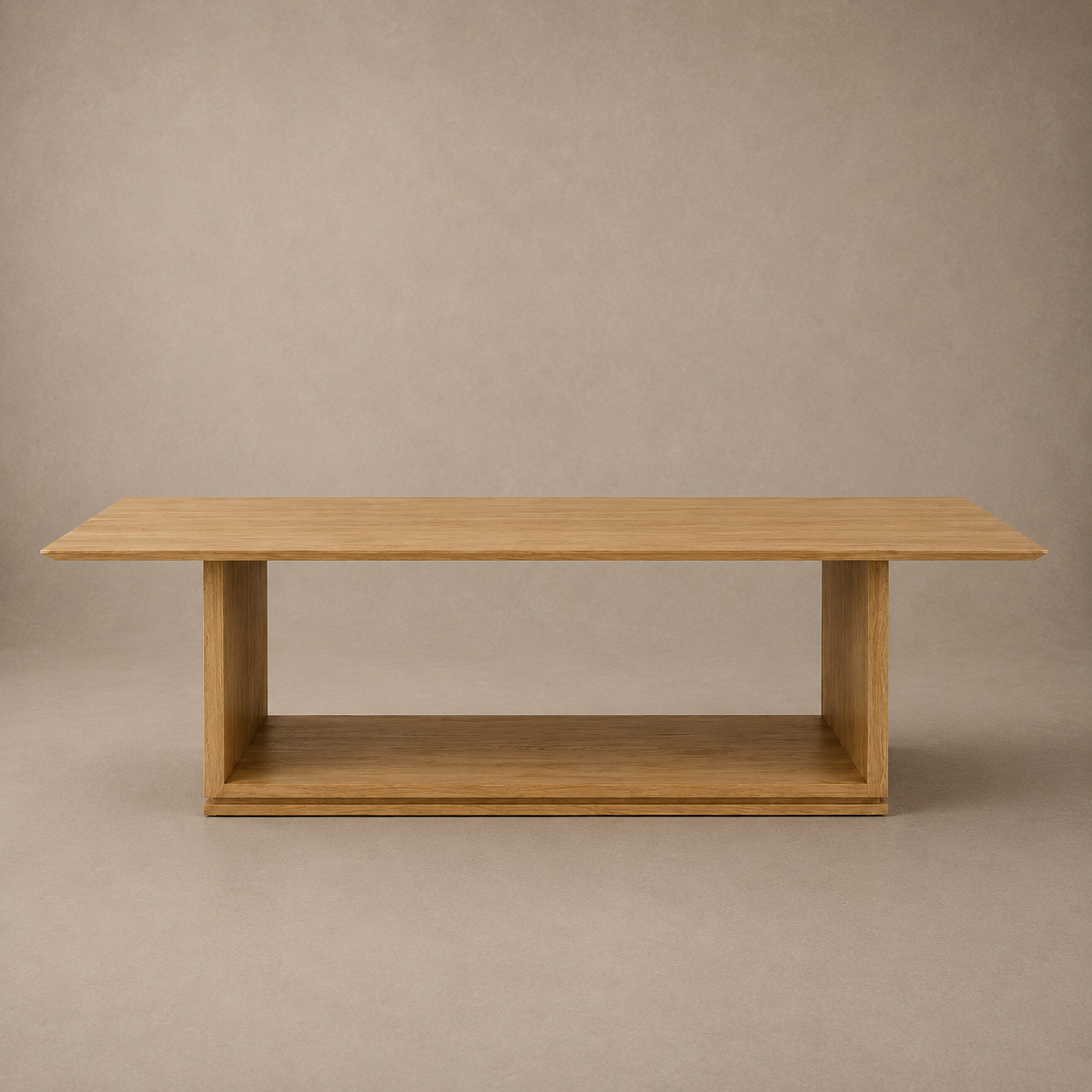T-Shaped Solid Wood Dining Table