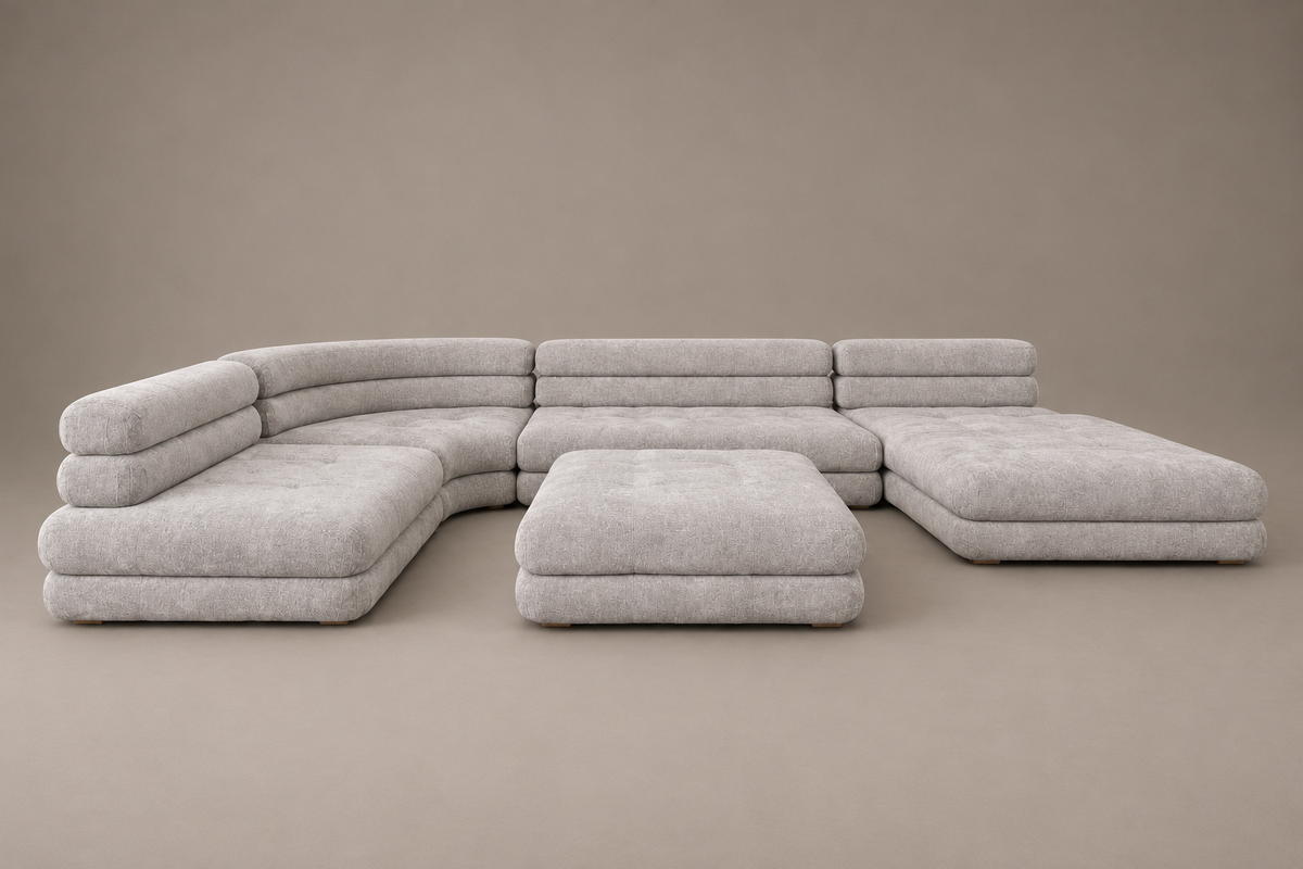 LA Nube Gris Sofa