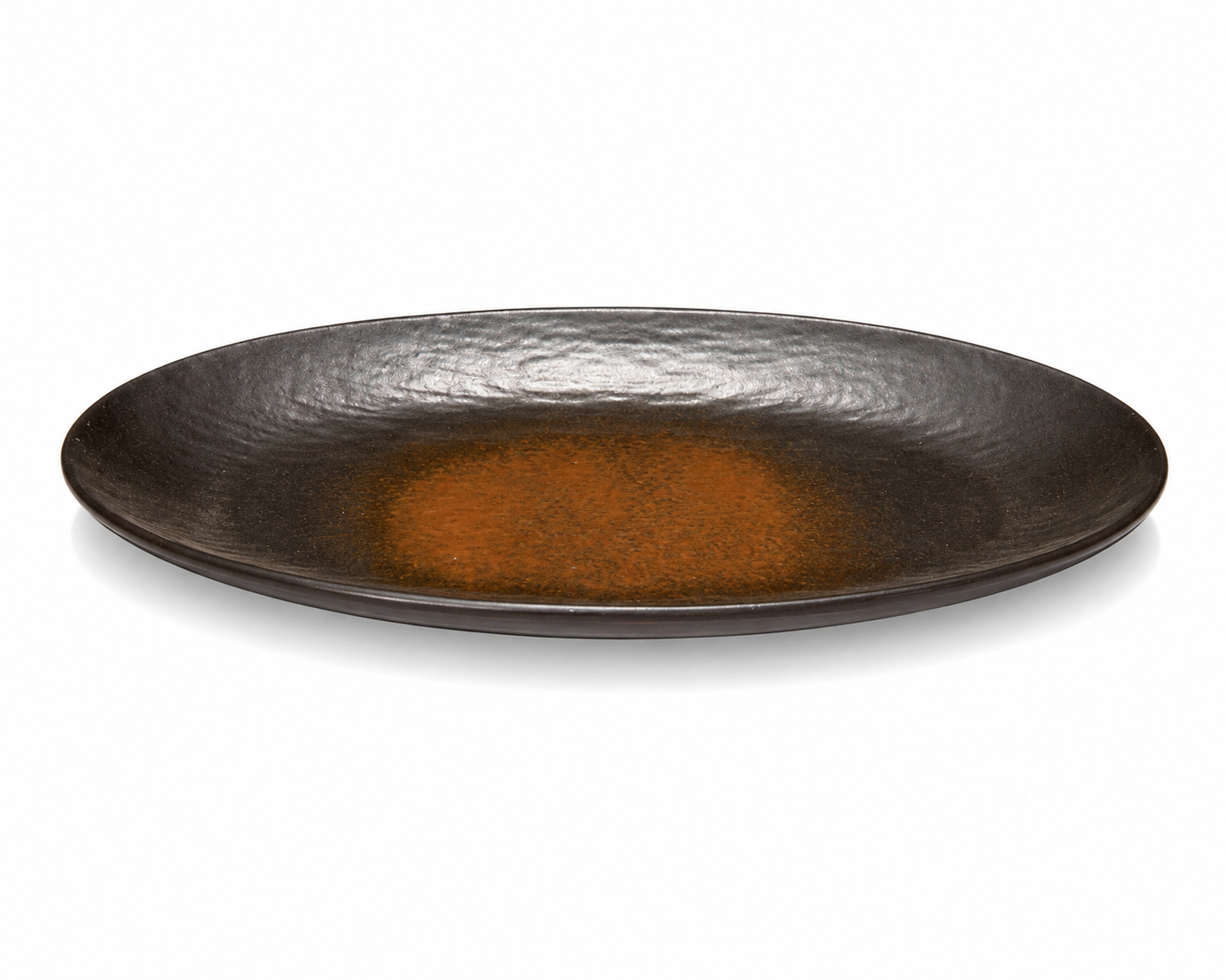 Hammered Metallic Decorative Tray