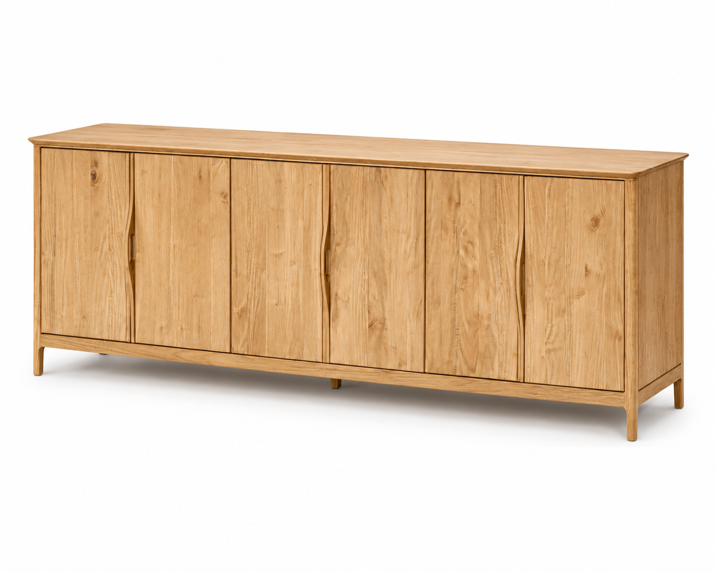 Four-Door Wooden Console Cabinet
