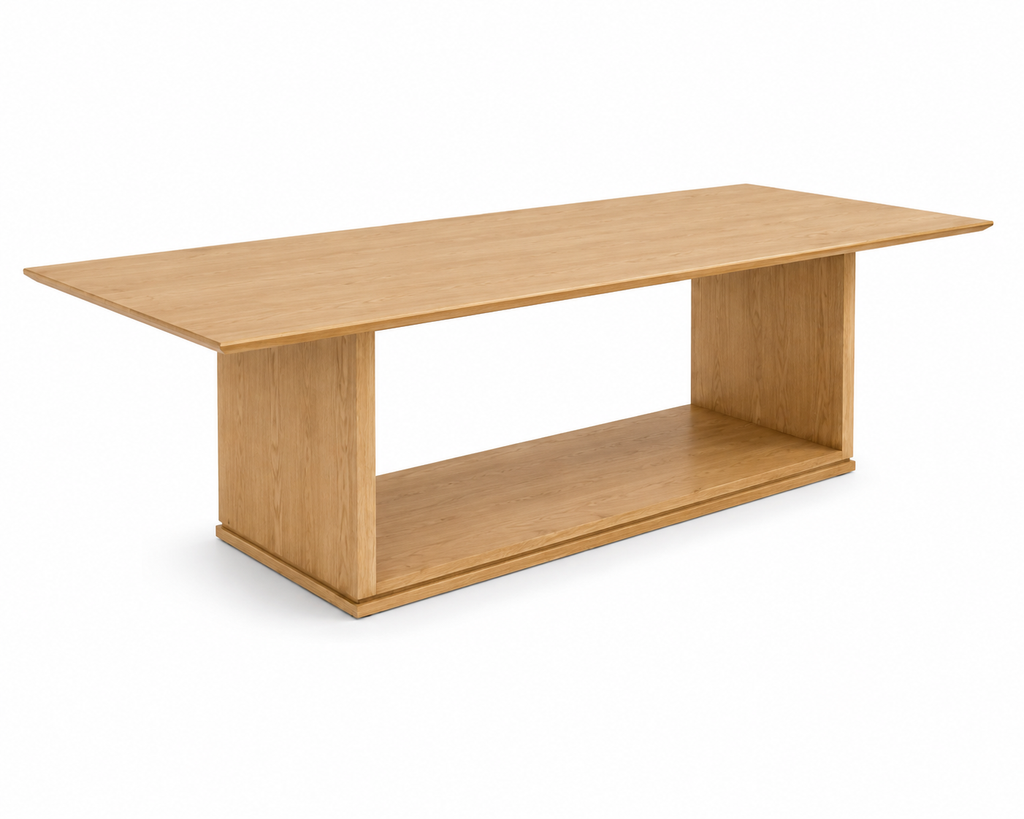 T-Shaped Solid Wood Dining Table