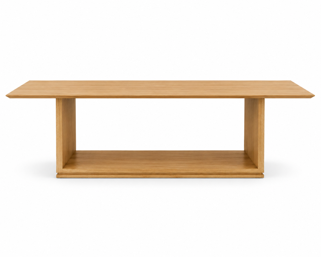 T-Shaped Solid Wood Dining Table