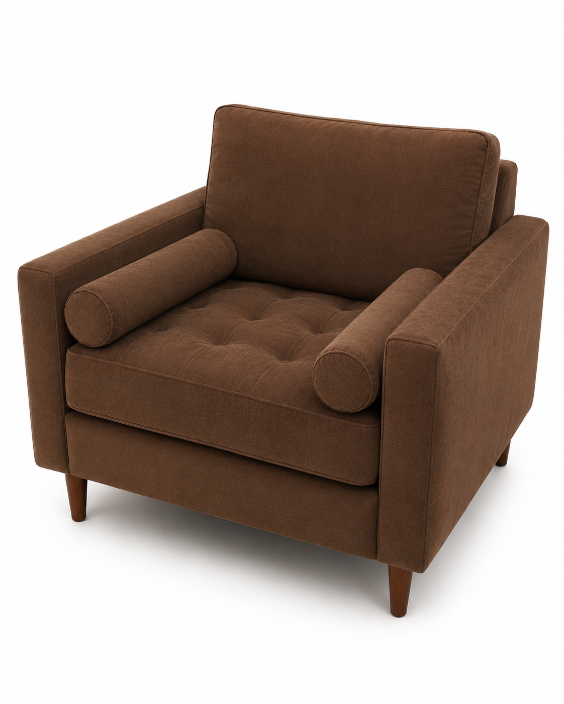 Tufted Single-Seater Lounge Chair