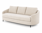 Kidney-Shaped Three-Seater Sofa