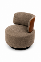 Rounded Swivel Accent Chair