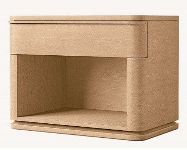 Clean Profile Wooden Bedside Table