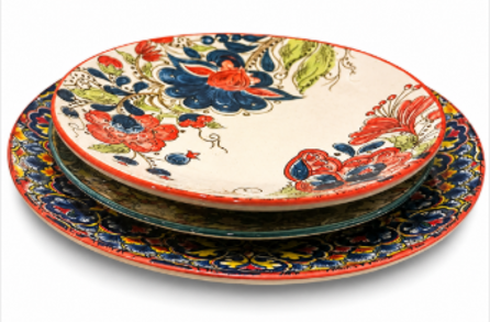 Floral Heritage Ceramic Dinner Plate