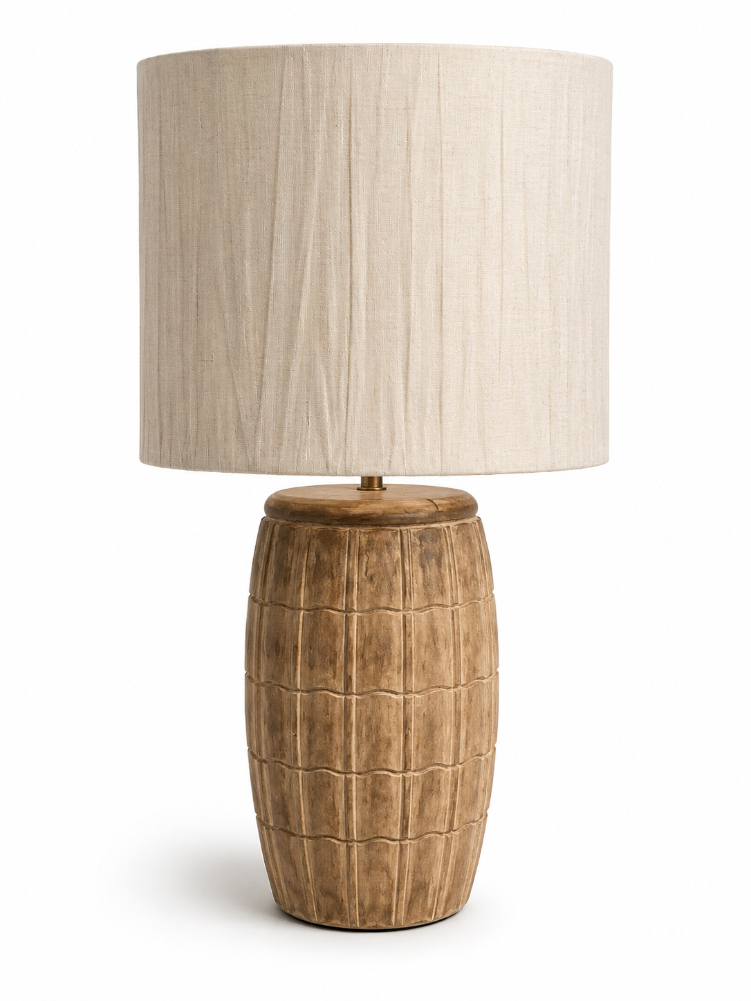 Carved Table Lamp